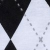 argyle black & white