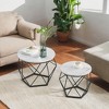 Living Room Tables End Tables Living Room Set Of 2 Mesa De Centro Para Sala Coffee Table And End Table Sets Mesitas Para Sala Coffee Table Set Table - 4 of 4