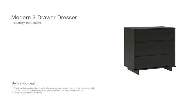 Modern 3 Drawer Dresser - Room Essentials™, 2 of 15, play video