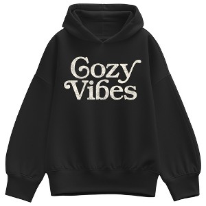 Women's Instant Message Cozy Vibes Oversized Fleece Hoodie