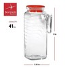 Bormioli Rocco Gelo 33.75 Oz Glass Pitchers with Lid, Set of 2 Carafe, Durable & Dishwasher Safe Pitcher, BPA-Free, Made in Italy - 2 of 4
