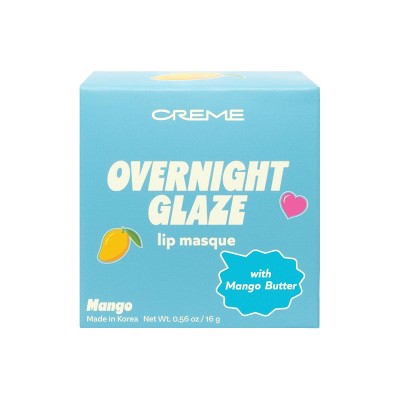 The Creme Shop Overnight Glaze Lip Masque - Mango - 0.25 fl oz