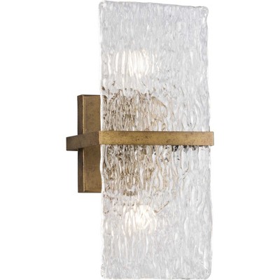 Progress Lighting Chevall 2-Light Wall Sconce, Gold Ombre, Artisanal Glass, Design Series