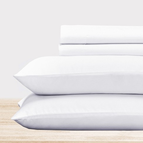 400 Thread Count - Full Size 10 Inch Deep Pocket 3 Piece Fitted Sheets  Set, Extra Deep & 100% Egyptian Cotton Bottom Sheets, Ultra-Soft Mattresses  & Bed Covers - White Solid. 