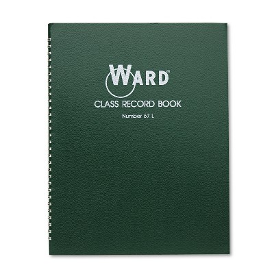 Ward Class Record Book 38 Students 6-7 Week Grading 11 x 8-1/2 Green 67L