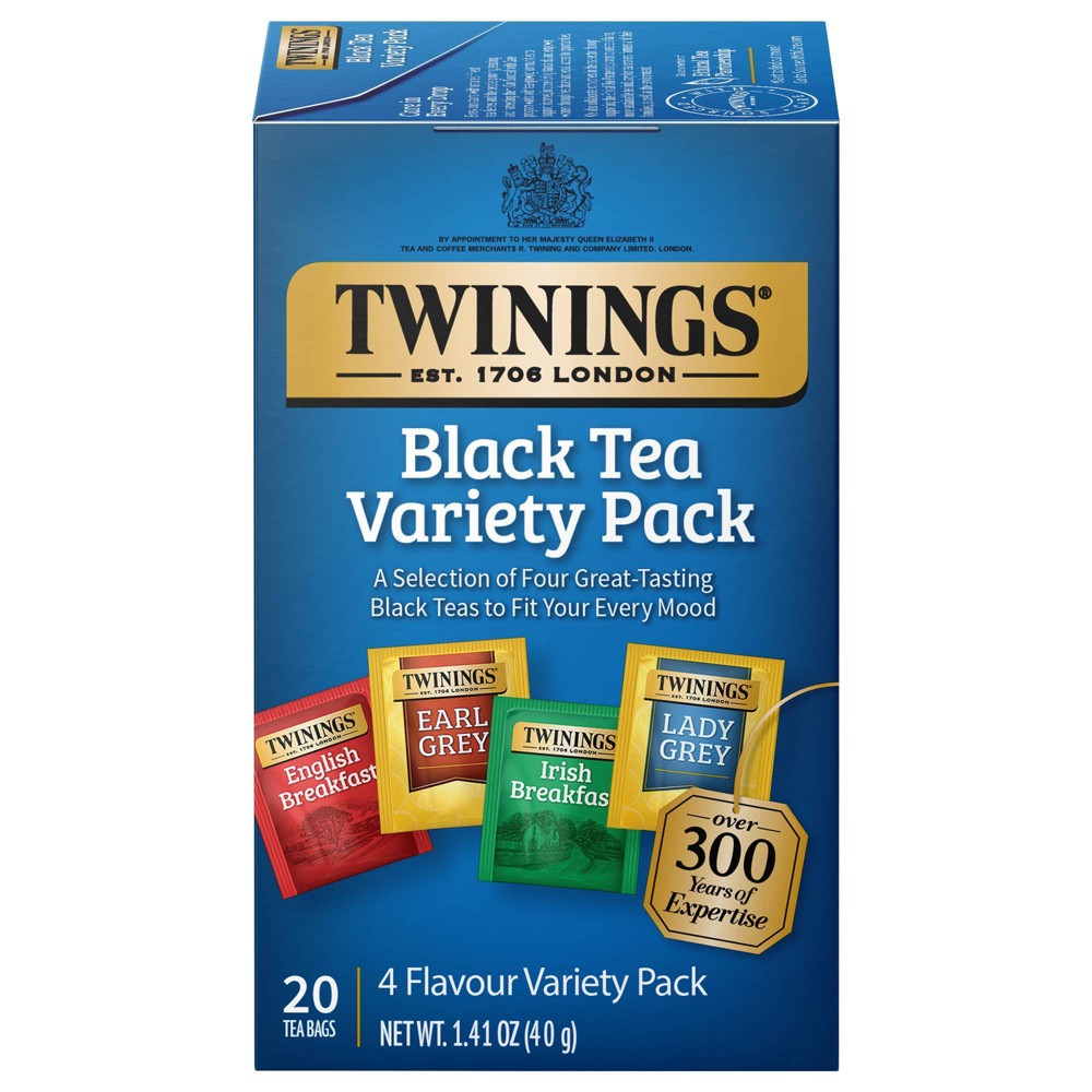 UPC 070177154035 product image for Twinings Black Tea Bags Variety Pack - 20ct: Caffeinated, Malt Flavor | upcitemdb.com