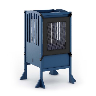 Royal Navy Foldable Wooden Kitchen Helper Step Stool