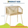 Large Hamster Cage with Legs, Chew-Proof Habitat with Acrylic Window & Openable Top, Small Animal Enclosure for Guinea Pig, Chinchilla, Gerbil - 2 of 4