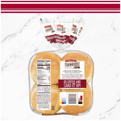 Pepperidge Farm Farmhouse Sourdough Hamburger Buns - 18oz/8ct : Target