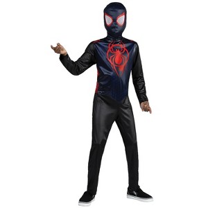 Jazwares Boys' Miles Morales Spider-Man Costume - Size 8-10 - Black - 1 of 1