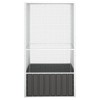vidaXL Bird Cage Anthracite 43.7 in.x42.1 in.x83.3 in. Galvanized Steel - 4 of 4