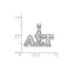 Black Bow Jewelry Sterling Silver Alpha Sigma Tau Greek Life Small Pendant - 2 of 3