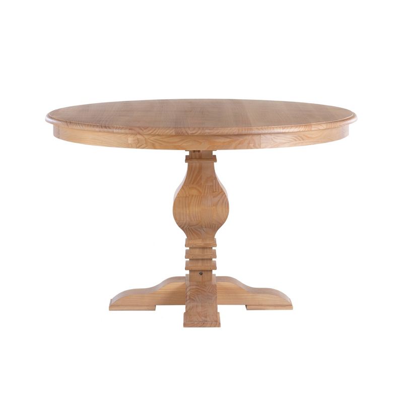 Doherty Traditional Round Dining Table Rustic Honey - Powell, 5 of 9