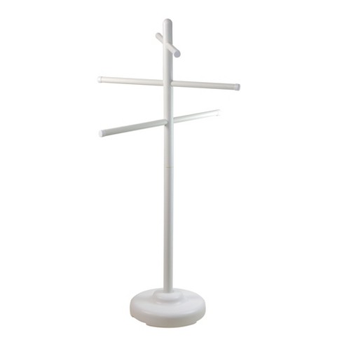 Swimline Hydrotools Swimming Pool Towel Hanger Rack Poolside Organizer 51  - White : Target