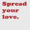 Social Collective Men's Spread Your Love  Valentines Day Short Sleeve Graphic Cotton T-Shirt - 2 of 3