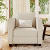 Belffin Corduroy Middle Seat Modular Sectional Couch Module Parts Convertible Modern Sectional Sofa Couch, Beige - 3 of 4