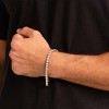 Crucible Silver 5mm Simulated Diamond Tennis Bracelet - 2 of 4