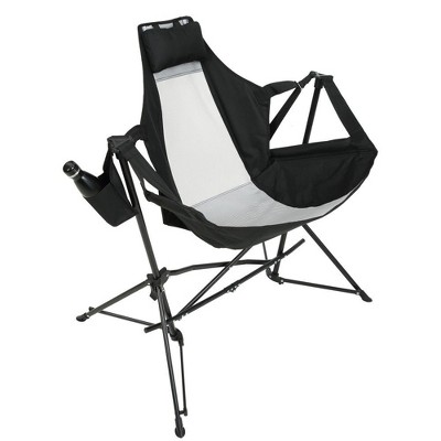 PAGED Outdoor Camping Chair,Adjustable Folding Portable Rocking Chair with Carry Bag for Outdoor Travel Lawn Backyard