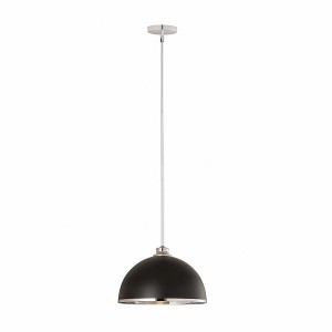 Z-Lite Landry 1 - Light Pendant in  Matte Black/Chrome - 1 of 1