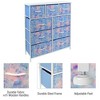 Sorbus Dresser with 9 Drawers - Furniture Storage Chest Tower Unit for Bedroom, Closet, etc - Steel Frame, Wood Top, Fabric Bins - 4 of 4