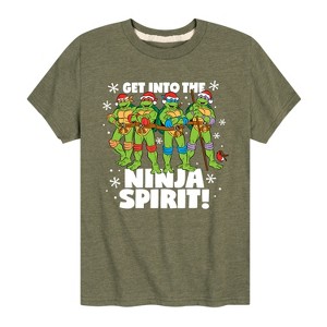 Boys' - Teenage Mutant Ninja Turtles - Get Into The Ninja Spirit Short Sleeve Graphic T-Shirt - 1 of 4