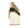 Savoy House Abel 5 - Light Vanity in  Matte Black/Warm Brass - 2 of 4