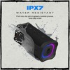 Lifeworks Terrain XL 2 Wireless Bluetooth Speaker, IPX7 Water Resistant, 18H Battery, Multi-Link, LED Light Show, Portable, Black - 4 of 4