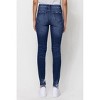 Women's Distressed Mid Rise Skinny Ankle Jeans - FLYING MONKEY - 3 of 4