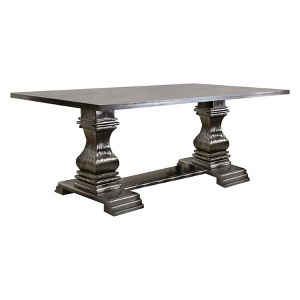 Iohomes Villa Rustic Dining Table Antique Black - HOMES: Inside + Out: Trestle-Style, Seats 6 - 1 of 4