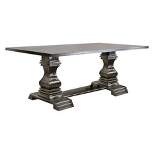 Iohomes Villa Rustic Dining Table Antique Black - HOMES: Inside + Out