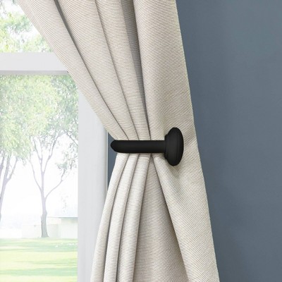 Pair of Curtain Hold backs Wooden Natural Stem Woodline Tie Back Clearance Stock 