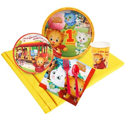 Birthday Express Daniel Tigers Neighborhood 1st Birthday Party Pack - Serves 24 Guests