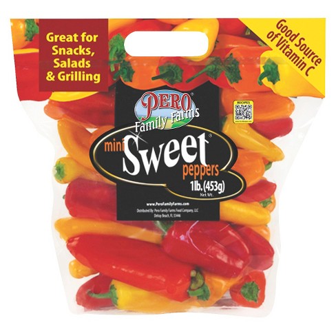 Mini Sweet Peppers - 1lb Bag : Target