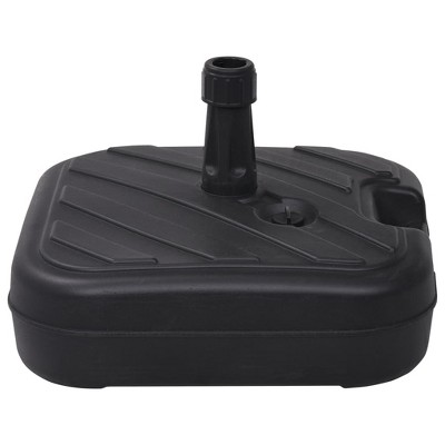 VidaXL Umbrella Base Sand/Water Filled 6.3 gal Black