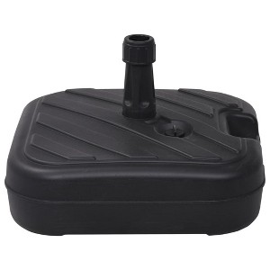 VidaXL Umbrella Base Sand/Water Filled 6.3 gal Black - 1 of 4