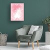 Trademark Fine Art - Tina Lavoie Round Fan Palm Leaves In Pink Canvas Art - image 3 of 4