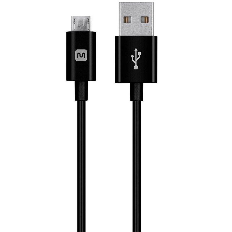 Monoprice USB-A to Micro B Cable - 3 Feet - Black, Polycarbonate Connector Heads, 2.4A, 22/30AWG - Select Series, 1 of 7