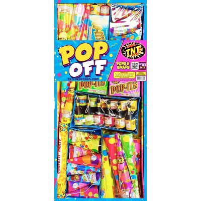 Pop Off Assortment Tray - TNT Fireworks: Cone Poppers, Snappers for Parties & Celebrations