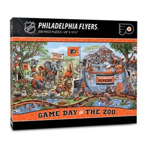 NHL Philadelphia Flyers Game Day At The Zoo Puzzle - 500pc - 1 of 3