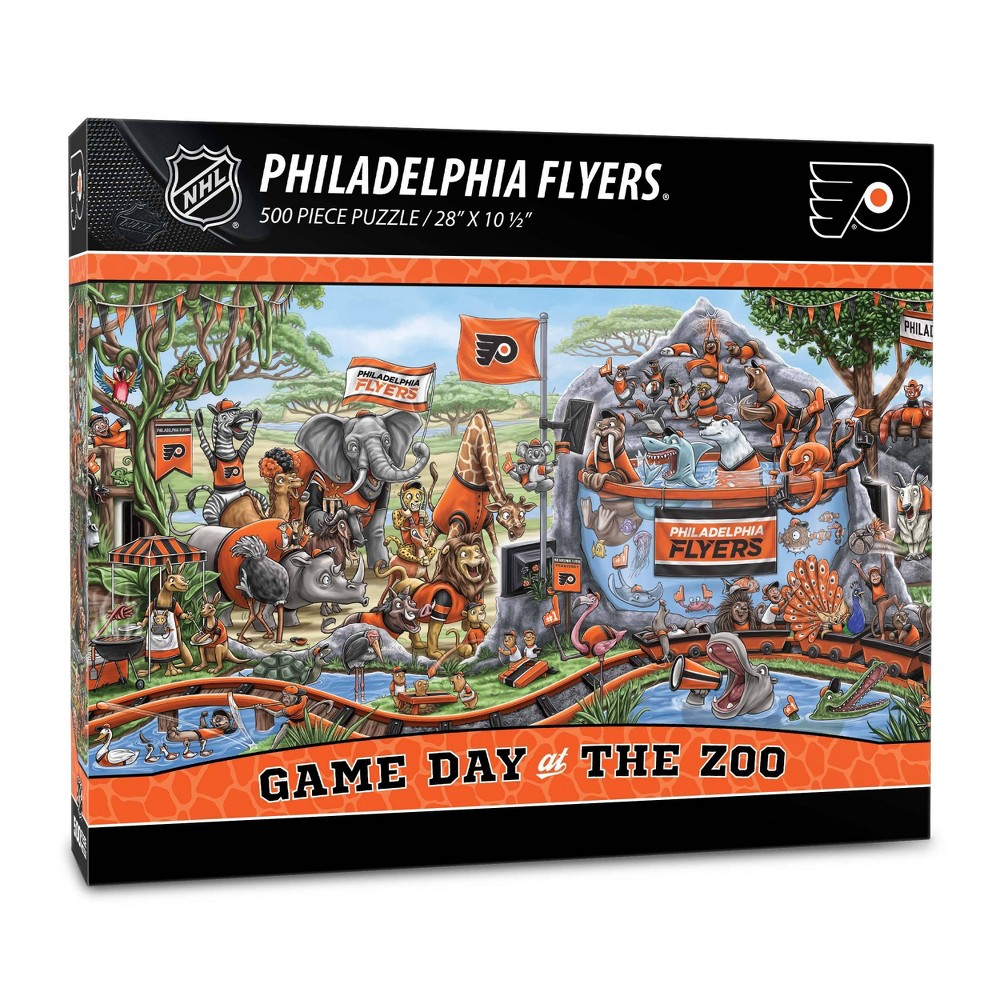 Photos - Jigsaw Puzzle / Mosaic NHL Philadelphia Flyers Game Day At The Zoo Puzzle - 500pc