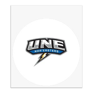 University of New England Secondary Logo Automotive Car Window Locker Circle Bumper Sticker - 1 of 4