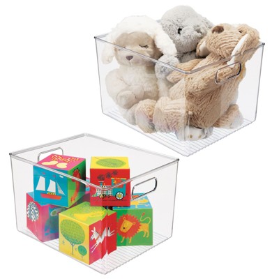 Mdesign Storage Organizer Bin With Handles For Cube Furniture, 12 X 10 ...
