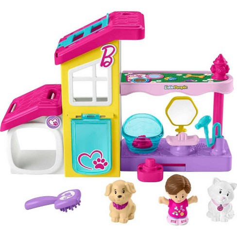 Barbie Pet Camper, 11-pieces, Toy Figures and Playset, Kids Toys for Ages 3  Up by Just Play