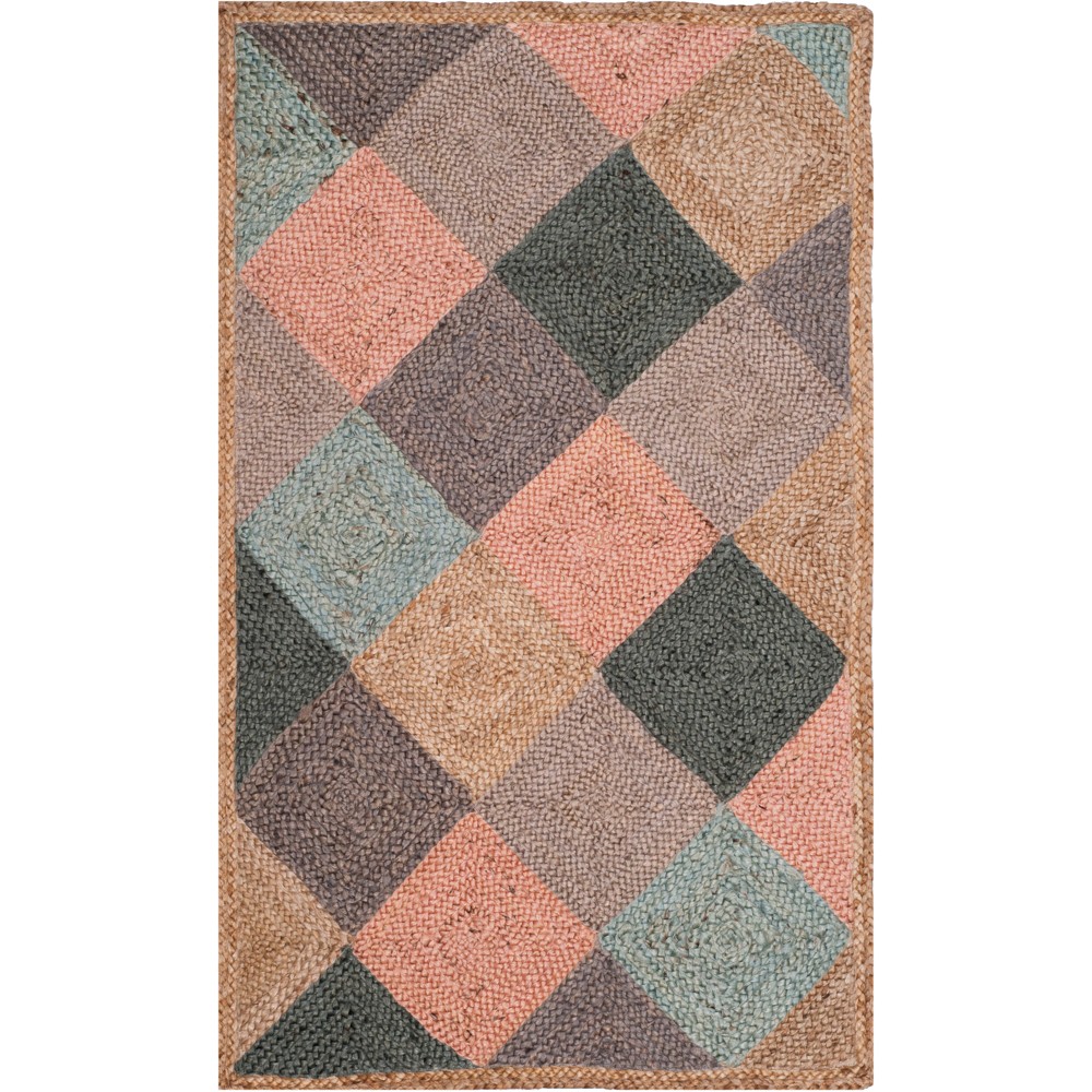 3'x5' Geometric Woven Accent Rug Natural - Safavieh