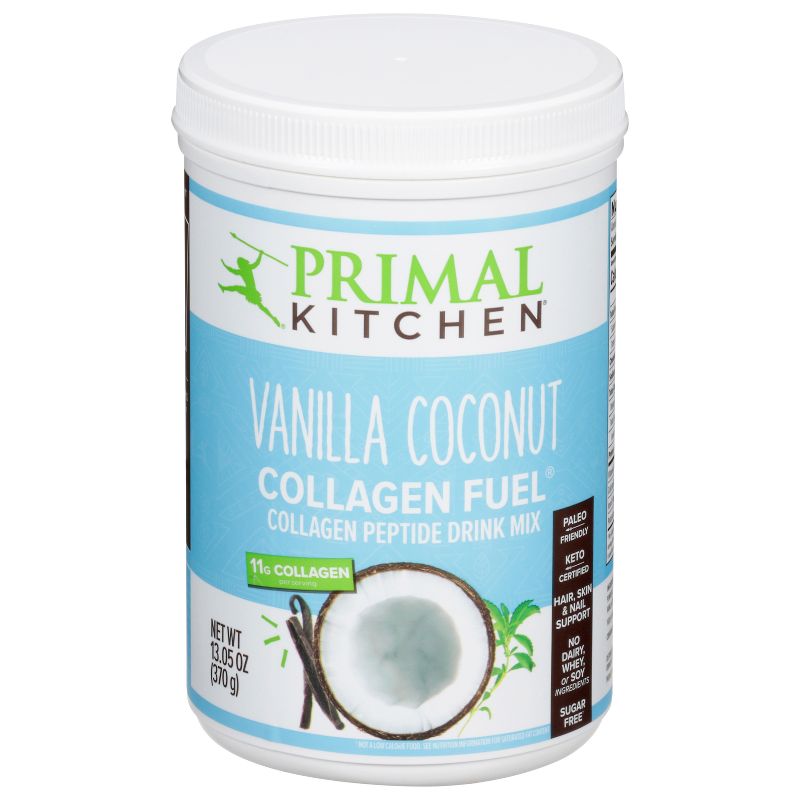 Primal Kitchen Collagen Fuel Supplement Powder - Vanilla Coconut - 13.05oz, 1 of 16