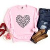 Simply Sage Market Women's Graphic Sweatshirt Valentine Leopard Heart - 3 of 4
