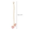 Unique Bargains Heart Bow Water Cup Pendant 1 Pc - 2 of 4