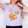 Simply Sage Market Women's Florida Flower Colorful Short Sleeve Relaxed Fit Cropped Tee - 2 of 3