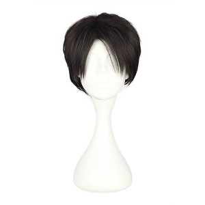 Unique Bargains Women's Wigs 11" Deep Brown with Wig Cap - 1 of 4