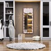 QingMoon Full Length Mirror, Floor-Standing Dressing Mirror with Wood Grain Aluminum Frame for Bedroom, Wall Mount or Standing - 3 of 4